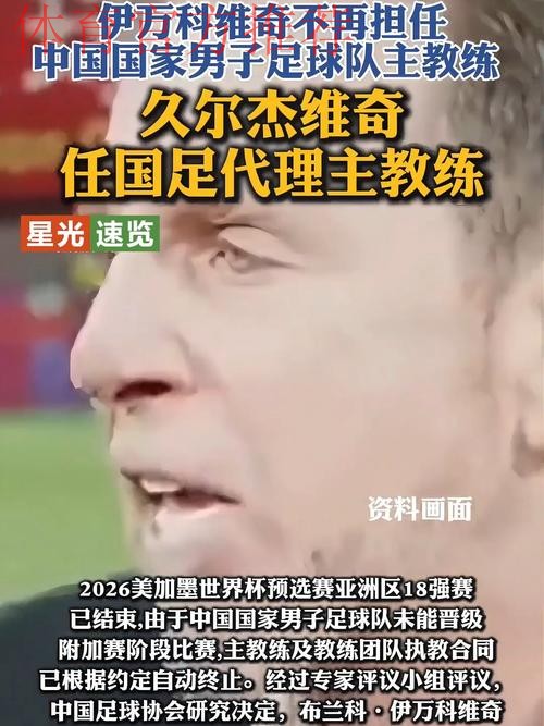 久尔杰维奇出任中国国家男子足球队代理主教练